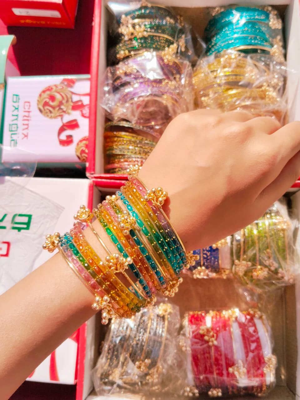 Orignal Indian Kashmiri Raindrops Bangles Available