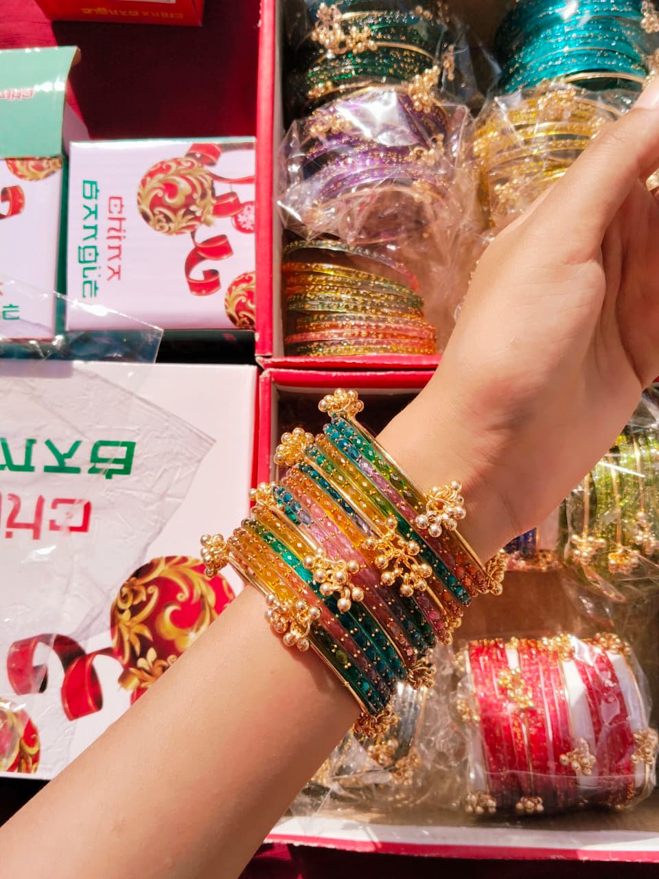 Orignal Indian Kashmiri Raindrops Bangles Available